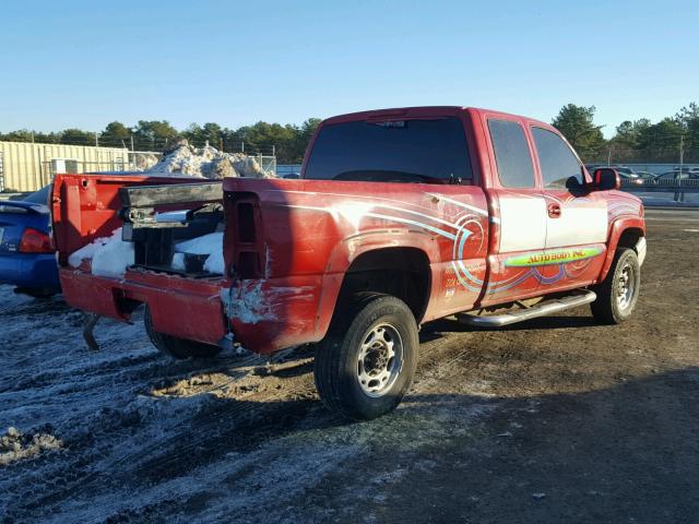 1GCHK29U84E204102 - 2004 CHEVROLET SILVERADO RED photo 4