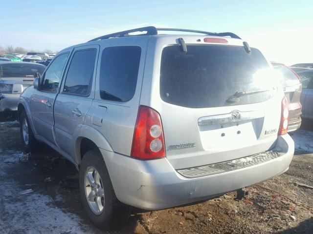 4F2YZ96166KM20744 - 2006 MAZDA TRIBUTE S SILVER photo 3