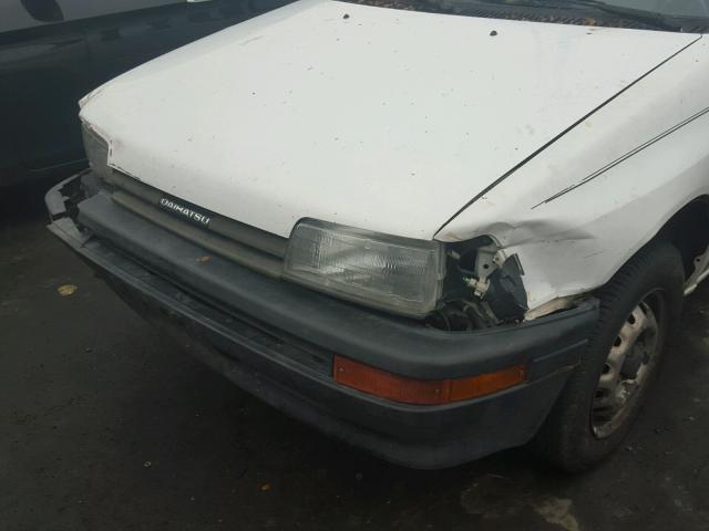 JD1FG1108L4325115 - 1990 DAIHATSU CHARADE SE WHITE photo 9