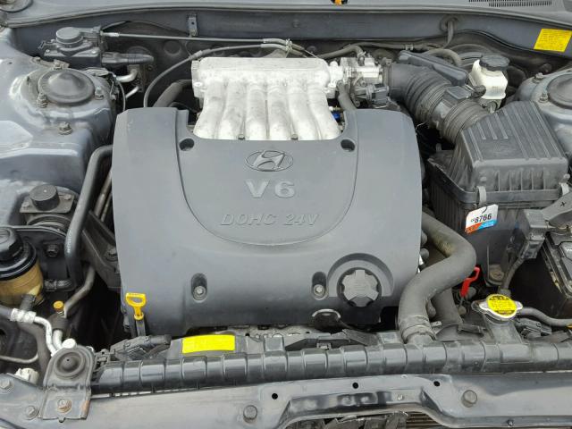 KMHWF35H84A946111 - 2004 HYUNDAI SONATA GLS GRAY photo 7