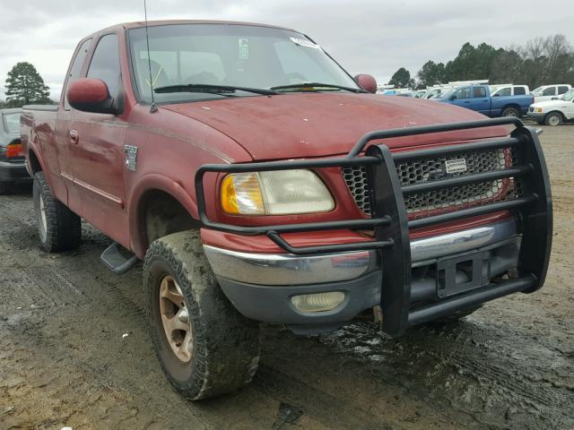 1FTRX18L2XKA14696 - 1999 FORD F150 MAROON photo 1