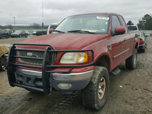 1FTRX18L2XKA14696 - 1999 FORD F150 MAROON photo 2