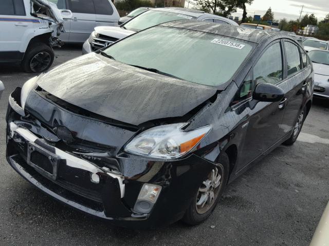 JTDKN3DUXA0040080 - 2010 TOYOTA PRIUS BLACK photo 1