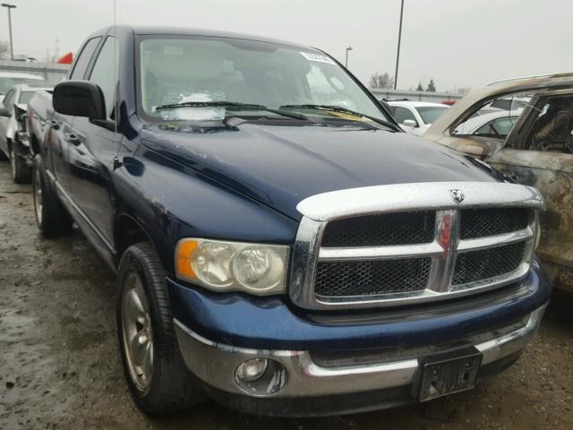 1D7HA18N23S209132 - 2003 DODGE RAM 1500 S BLUE photo 1