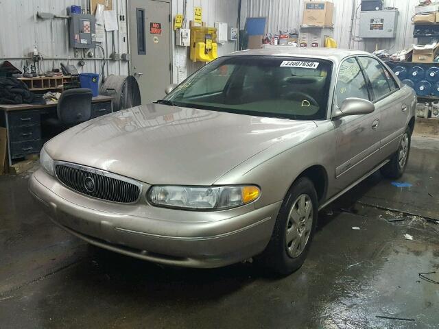 2G4WS52J621134487 - 2002 BUICK CENTURY CU TAN photo 2