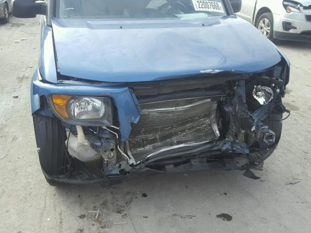 5J6YH18757L009623 - 2007 HONDA ELEMENT EX BLUE photo 9