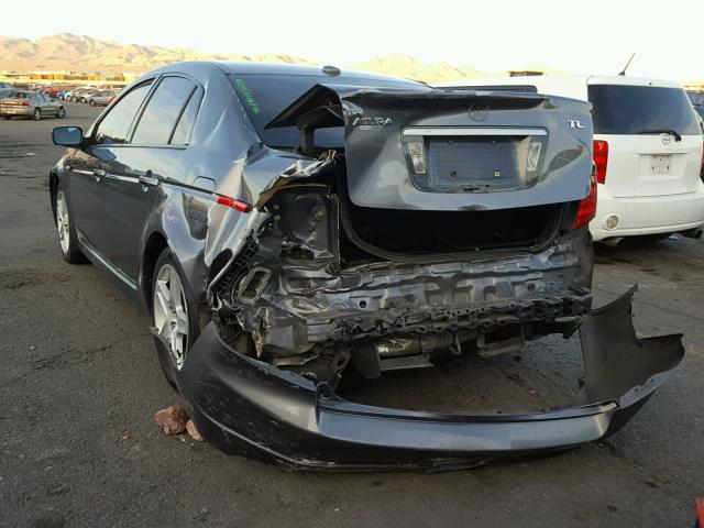 19UUA66295A017599 - 2005 ACURA TL GRAY photo 3