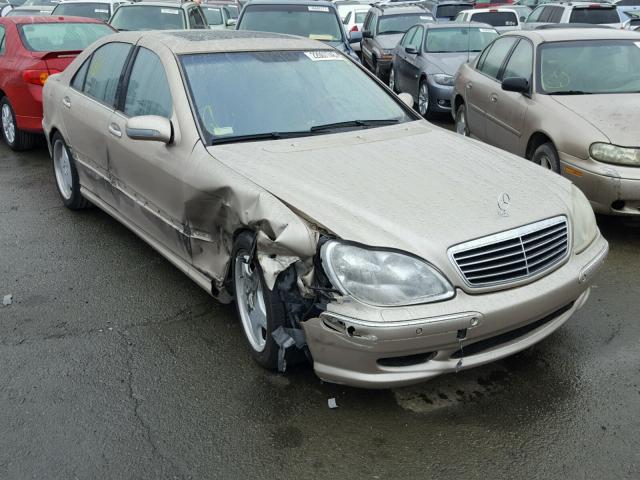 WDBNG75JX1A205119 - 2001 MERCEDES-BENZ S 500 BEIGE photo 1