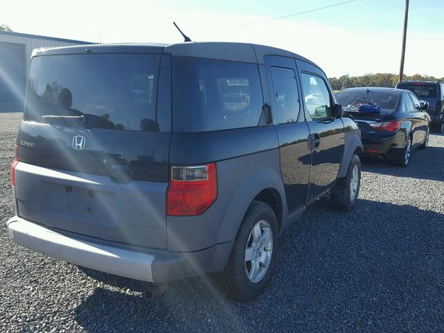 5J6YH28563L026333 - 2003 HONDA ELEMENT EX BLACK photo 4