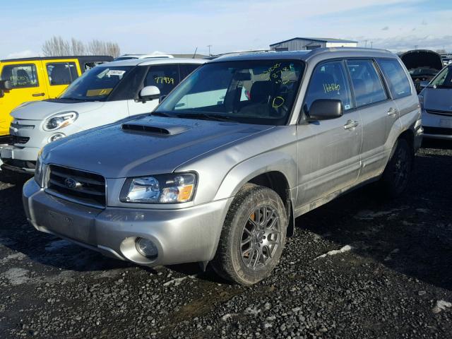 JF1SG69655H740558 - 2005 SUBARU FORESTER 2 SILVER photo 2