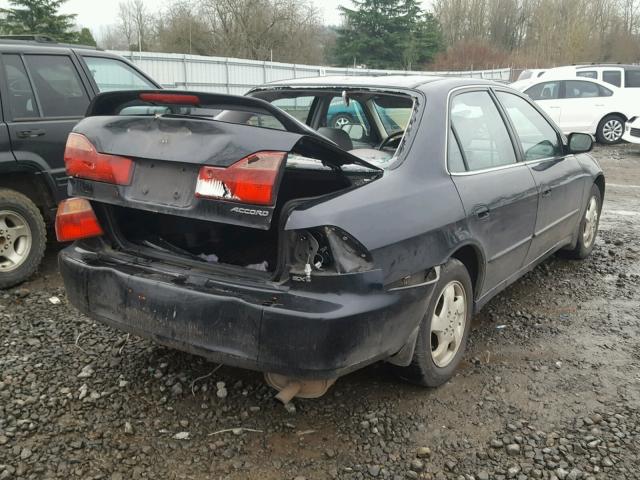 1HGCG5661YA150594 - 2000 HONDA ACCORD EX BLACK photo 4