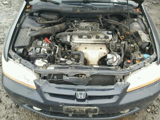 1HGCG5661YA150594 - 2000 HONDA ACCORD EX BLACK photo 7