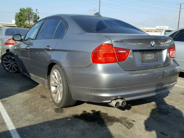 WBAPH5C56BA443825 - 2011 BMW 328 I SULE CHARCOAL photo 3