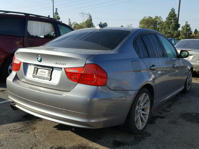 WBAPH5C56BA443825 - 2011 BMW 328 I SULE CHARCOAL photo 4