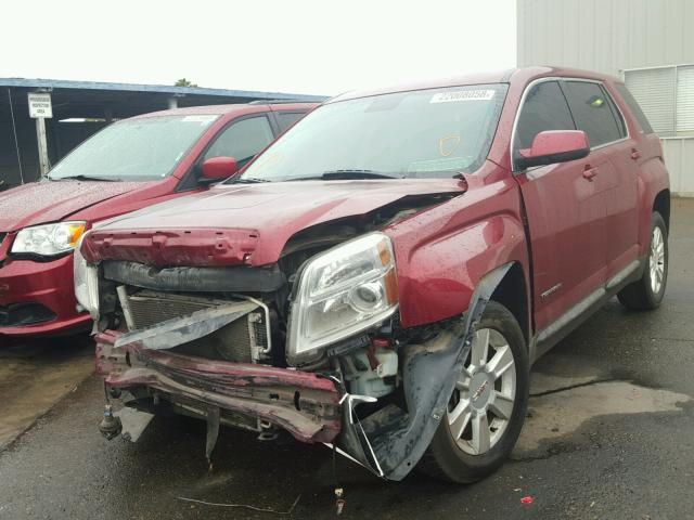 2GKALMEK9C6326053 - 2012 GMC TERRAIN SL RED photo 2