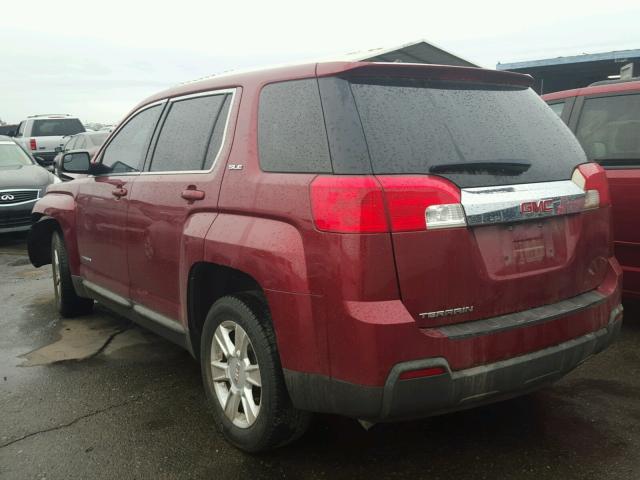 2GKALMEK9C6326053 - 2012 GMC TERRAIN SL RED photo 3