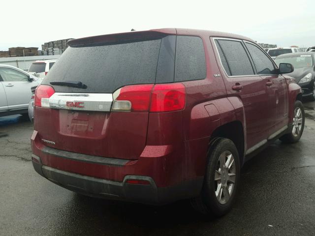 2GKALMEK9C6326053 - 2012 GMC TERRAIN SL RED photo 4