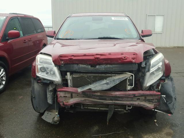 2GKALMEK9C6326053 - 2012 GMC TERRAIN SL RED photo 9