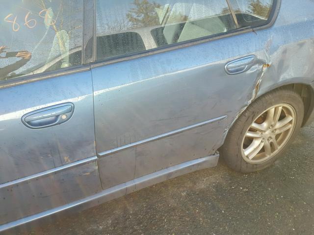 4S3BL616657215676 - 2005 SUBARU LEGACY 2.5 BLUE photo 9