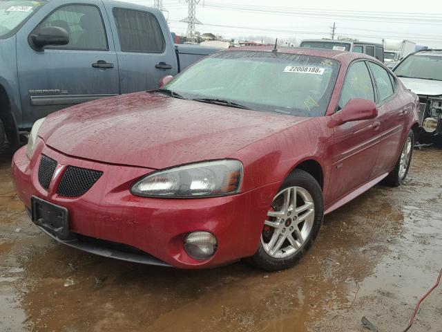 2G2WR524251192907 - 2005 PONTIAC GRAND PRIX MAROON photo 2