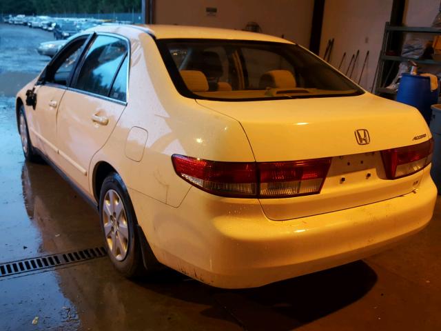 1HGCM56364A135808 - 2004 HONDA ACCORD LX WHITE photo 3