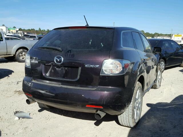 JM3ER29L290230597 - 2009 MAZDA CX-7 PURPLE photo 4