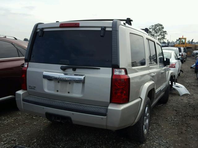 1J8HG58N67C672240 - 2007 JEEP COMMANDER ოქროსფერი ფოტო 4