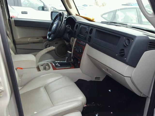 1J8HG58N67C672240 - 2007 JEEP COMMANDER ოქროსფერი ფოტო 5