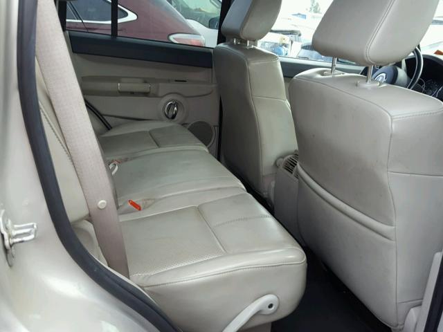 1J8HG58N67C672240 - 2007 JEEP COMMANDER ოქროსფერი ფოტო 6