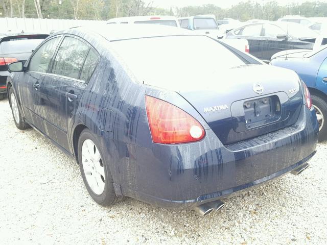 1N4BA41E07C861863 - 2007 NISSAN MAXIMA SE BLUE photo 3