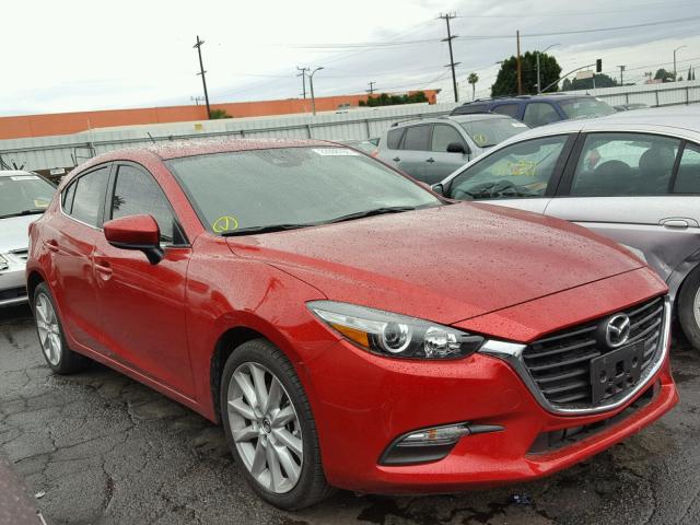 3MZBN1L72HM123961 - 2017 MAZDA 3 TOURING RED photo 1