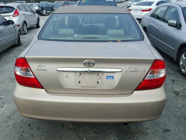 4T1BE32K94U267173 - 2004 TOYOTA CAMRY LE WHITE photo 9