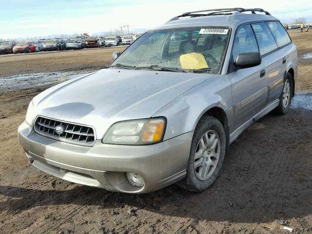 4S3BH675837631905 - 2003 SUBARU LEGACY OUT SILVER photo 2