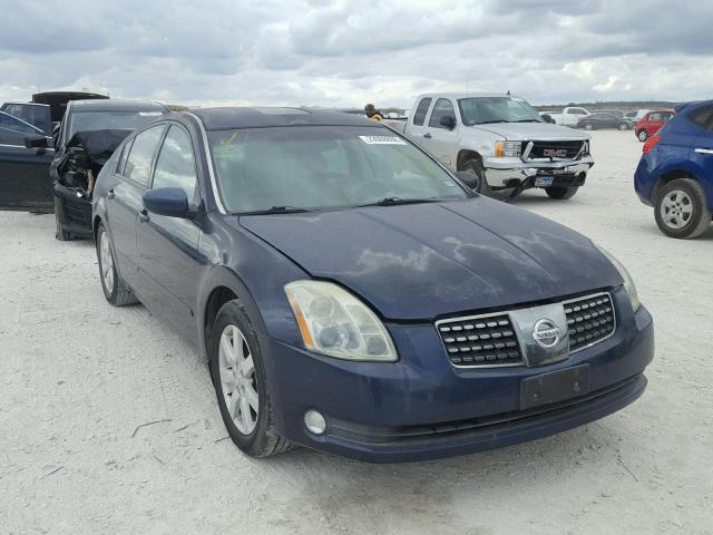 1N4BA41E04C909650 - 2004 NISSAN MAXIMA SE BLUE photo 1