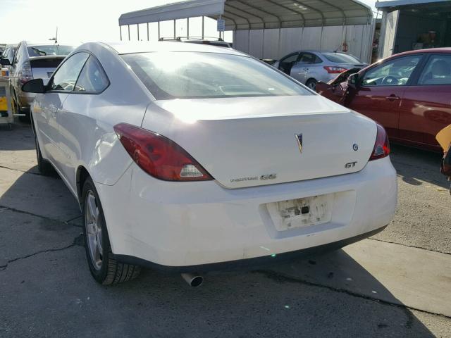 1G2ZH158464161297 - 2006 PONTIAC G6 GT WHITE photo 3