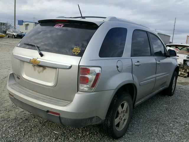 2CNDL33F386028402 - 2008 CHEVROLET EQUINOX LT SILVER photo 4