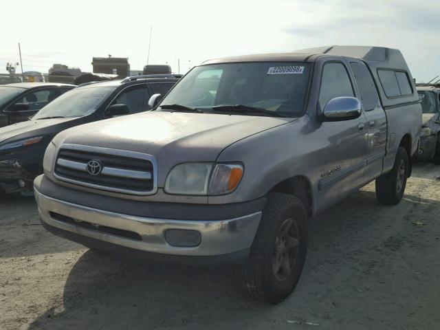 5TBRN34121S161695 - 2001 TOYOTA TUNDRA ACC GRAY photo 2