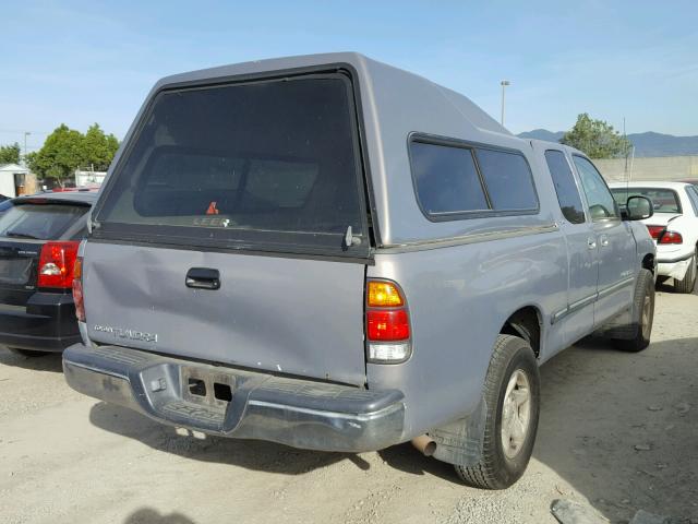 5TBRN34121S161695 - 2001 TOYOTA TUNDRA ACC GRAY photo 4