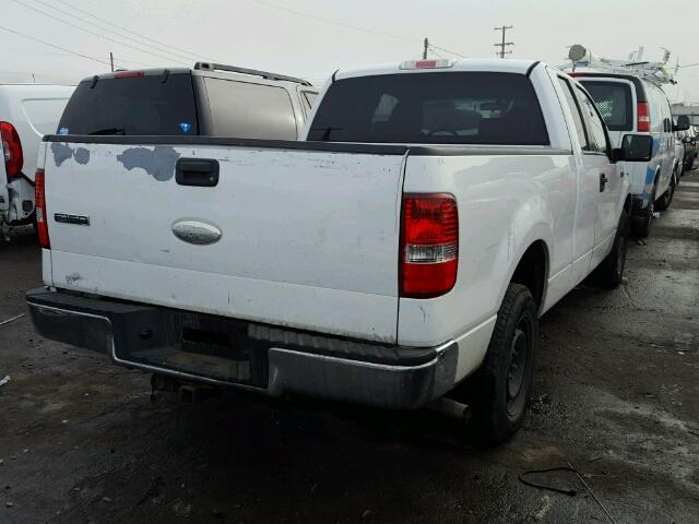 1FTPX12507KC81515 - 2007 FORD F150 WHITE photo 4