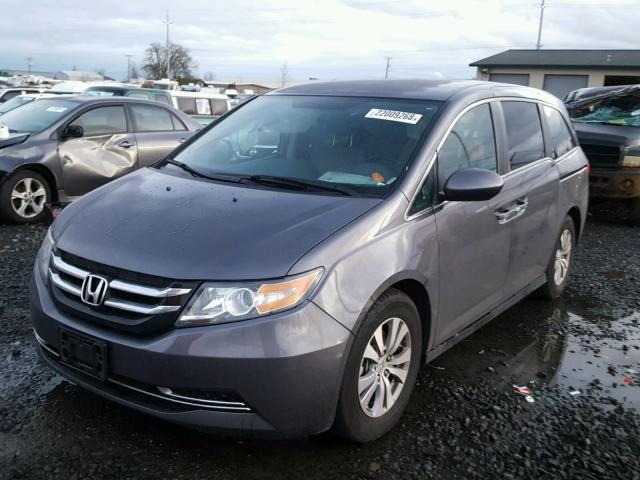 5FNRL5H31GB078132 - 2016 HONDA ODYSSEY SE GRAY photo 2