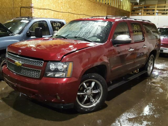 3GNFK16337G288119 - 2007 CHEVROLET SUBURBAN K MAROON photo 2