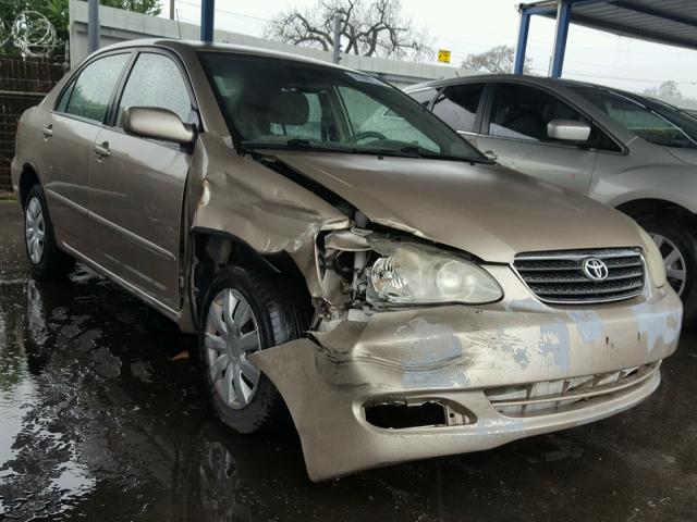 1NXBR32E45Z444650 - 2005 TOYOTA COROLLA CE GOLD photo 1