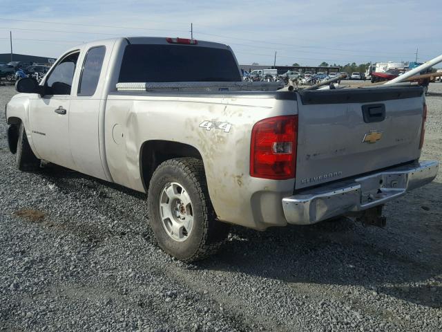 1GCEK19J07Z595276 - 2007 CHEVROLET SILVERADO BROWN photo 3