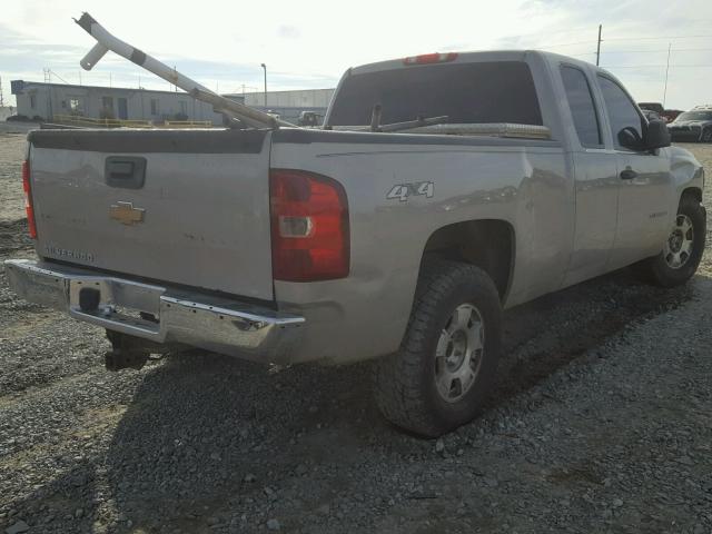 1GCEK19J07Z595276 - 2007 CHEVROLET SILVERADO BROWN photo 4