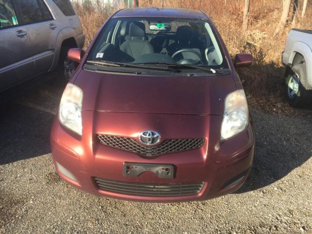 JTDJT4K34A5283369 - 2010 TOYOTA YARIS BURGUNDY photo 1