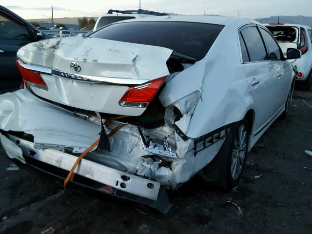 4T1BK3DB6BU379979 - 2011 TOYOTA AVALON BAS WHITE photo 4