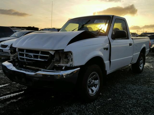 1FTYR10C61TA35540 - 2001 FORD RANGER WHITE photo 2