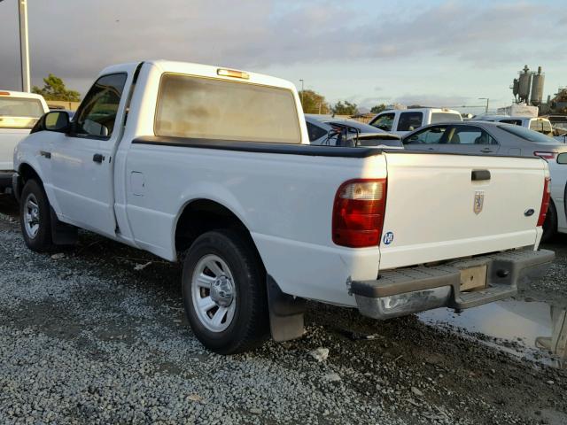 1FTYR10C61TA35540 - 2001 FORD RANGER WHITE photo 3