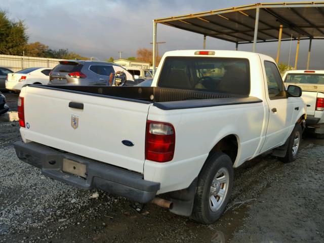 1FTYR10C61TA35540 - 2001 FORD RANGER WHITE photo 4