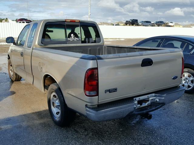 1FTZX1722XNA54459 - 1999 FORD F150 BEIGE photo 3